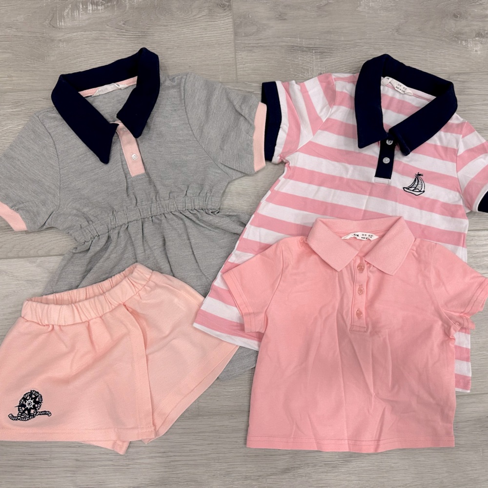 Cotton Dresses Skort Polo Bundle